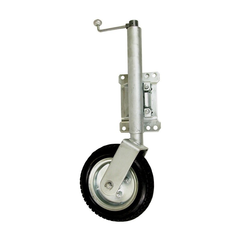 ARK Trailer Jockey wheel  Swingaway 250mm Solid Wheel (Instore Only)