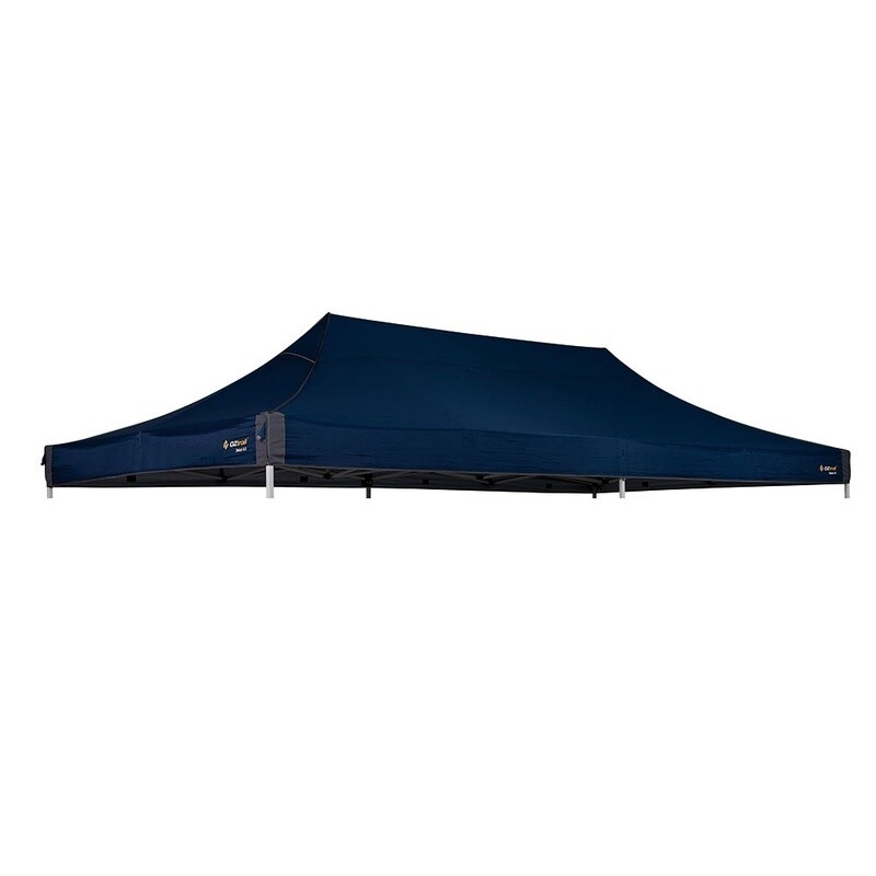 DELUXE 6.0M GAZEBO CANOPY BLUE