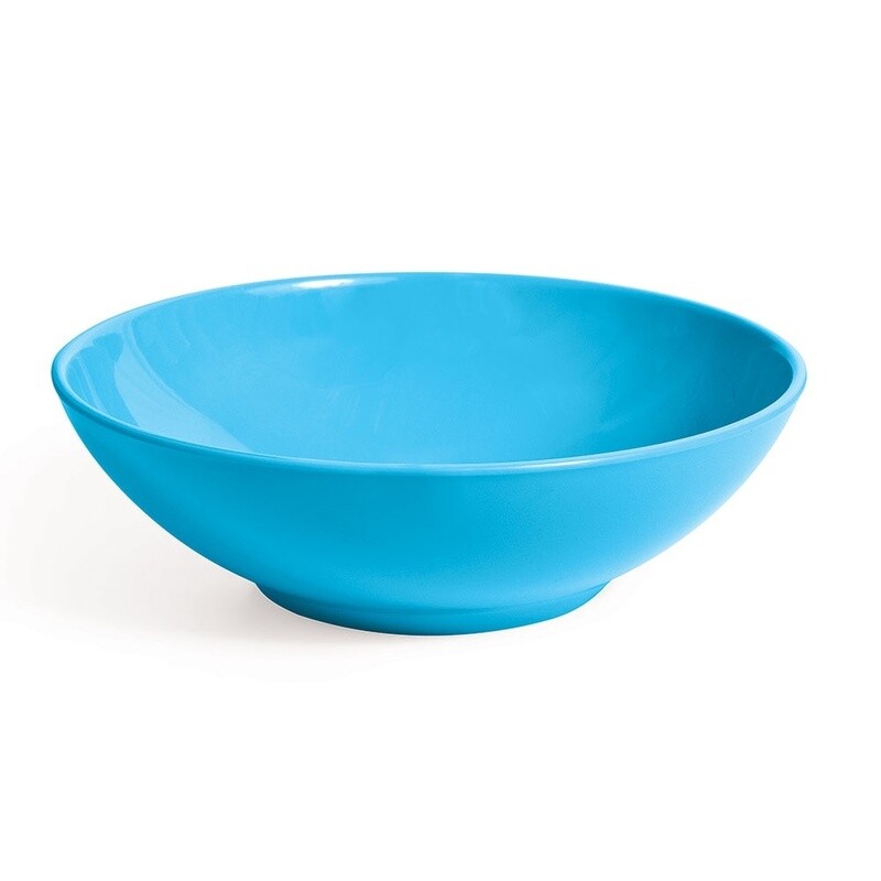 MELAMINE CEREAL BOWL BLUE (DIS)