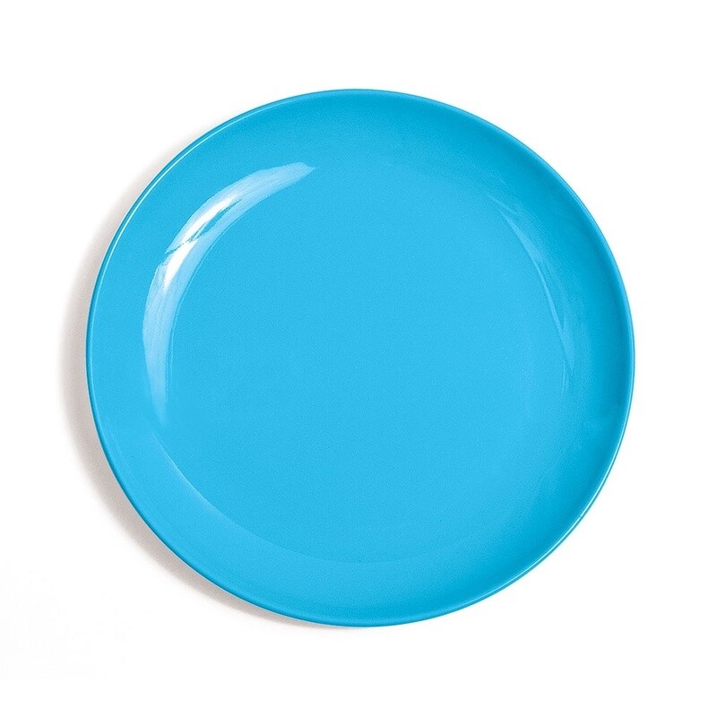 MELAMINE DINNER PLATE BLUE (DIS)
