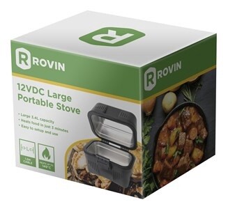 12 Volt Large Portable Stove (DIS) Was $74.95 Now $55