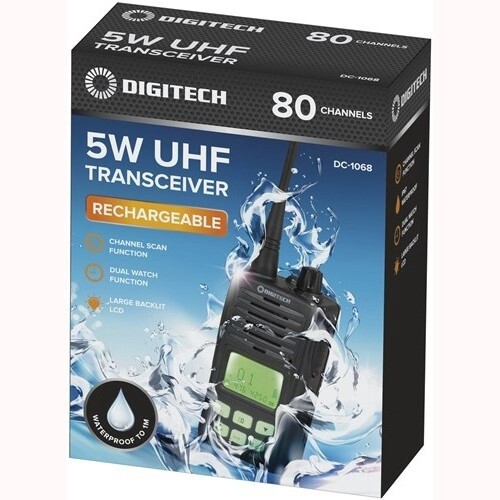 5W UHF TRANSCEIVER. WATERPROOF