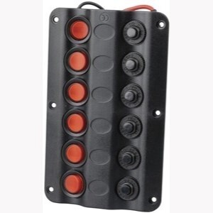 6 WAY SWITCH PANEL