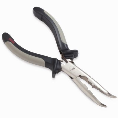 Rapala 6 Curved Fisherman&#39;s Pliers With Side Cutter and Crimping Function