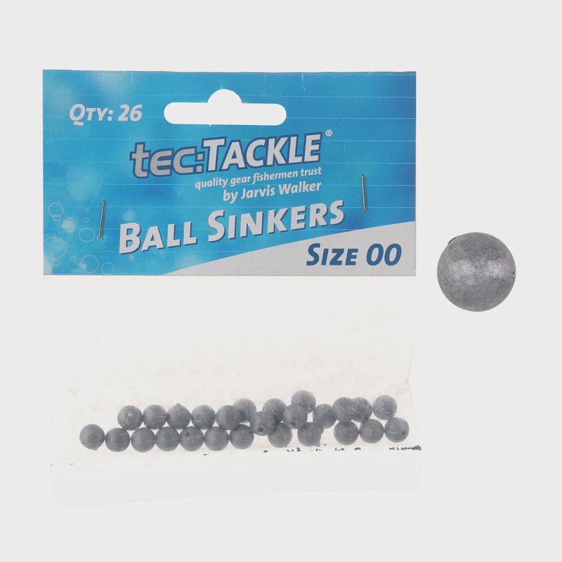 BALL SINKERS - SMALL PACKS   Size 00-9