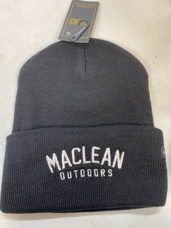 Maclean Outdoors Cuffed Beanies, Colour: BLACK