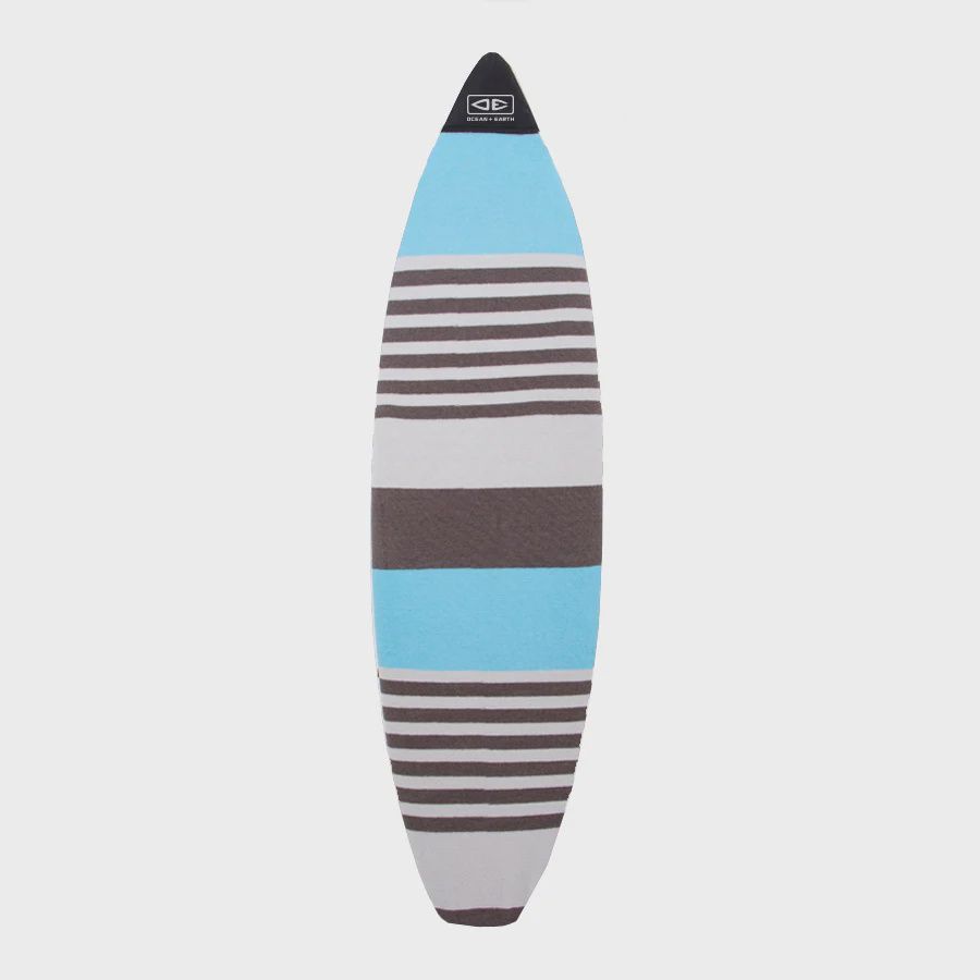 SHORTBOARD STRETCH SOX COVER, Colour: BLUE, Size: 6&#39;0&quot;