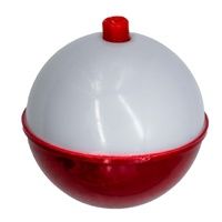 BOBBER FISHING FLOATS. RED/WHITE. 1.25&quot;