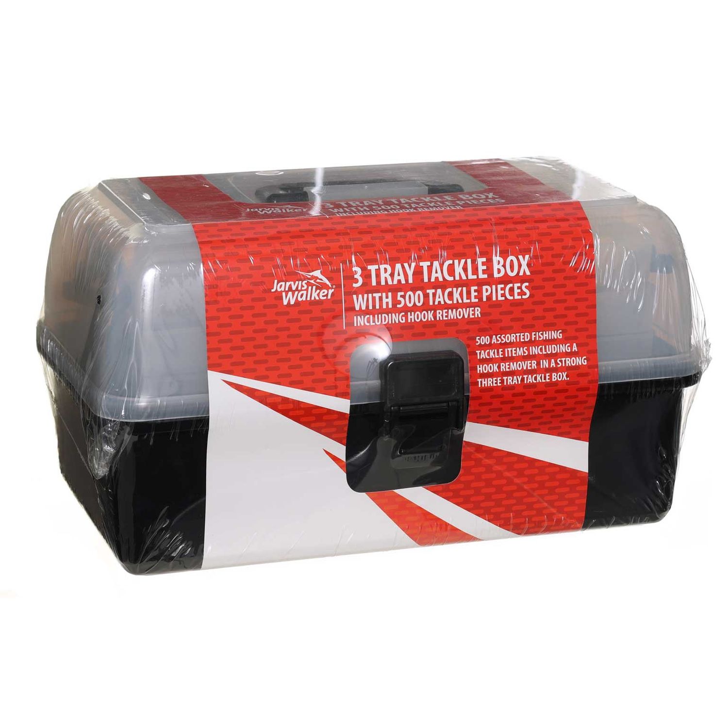 JARVIS WALKER 3 TRAY TACKLE BOX WITH 500 PIECES