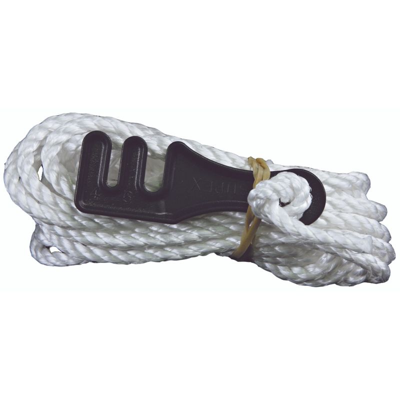 GUY ROPE KIT – PLASTIC SLIDE 4mm (38L)