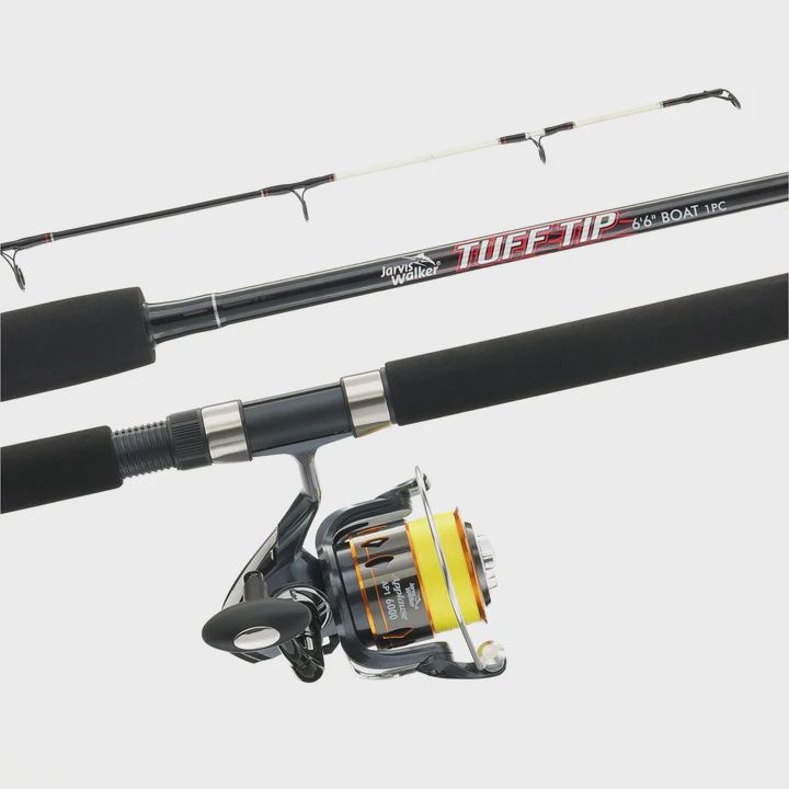 TUFF TIP 6&#39;6&quot;  MEDIUM BOAT ROD. Instore only