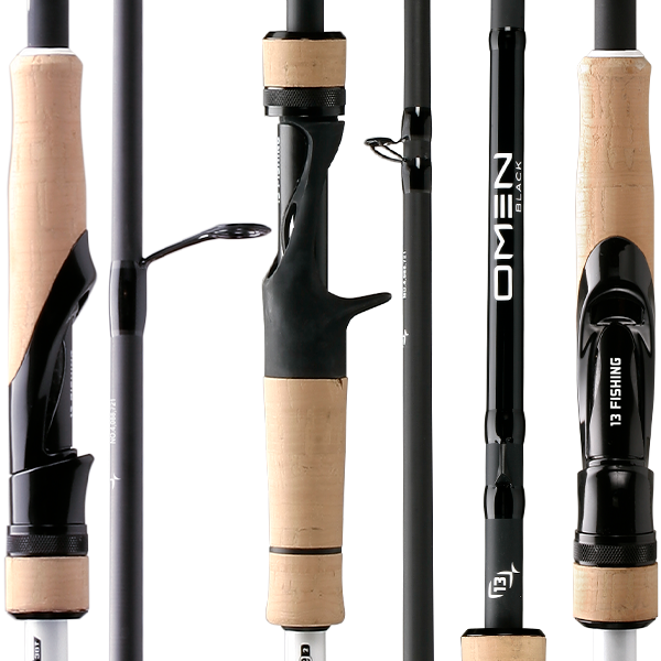 13 FISHING OMEN BLACK (INSTORE ONLY), Weight: OBS66L2