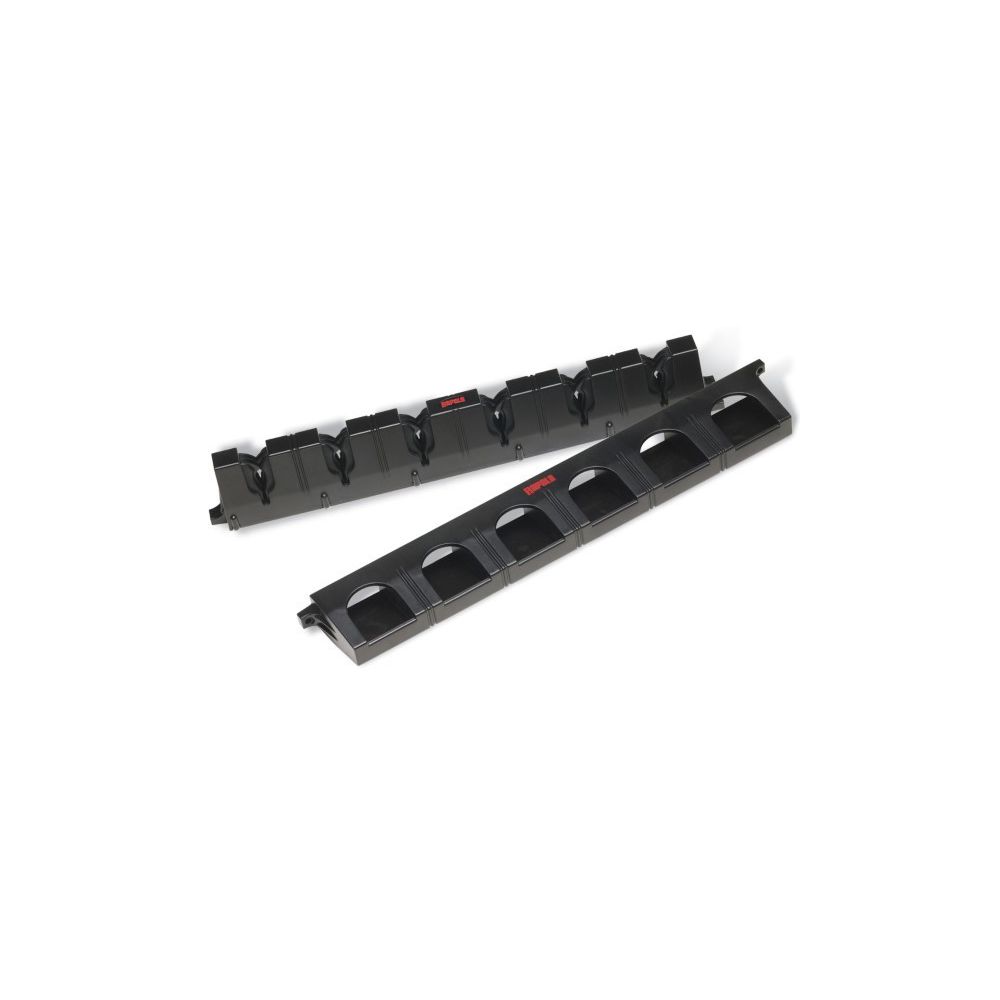 Rapala Lock&#39;n Hold Fishing Rod Rack -6 Hole Fishing Rod Holder with Locking Jaws