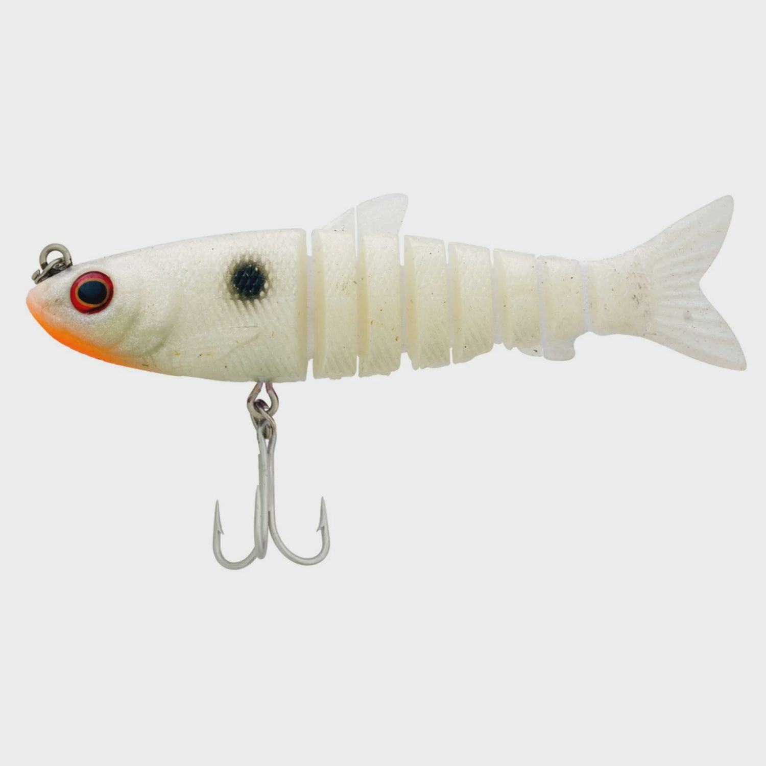 Zerek Live Mullet Soft Swimbait Lure 5.5in, Colour: Red Head Bear