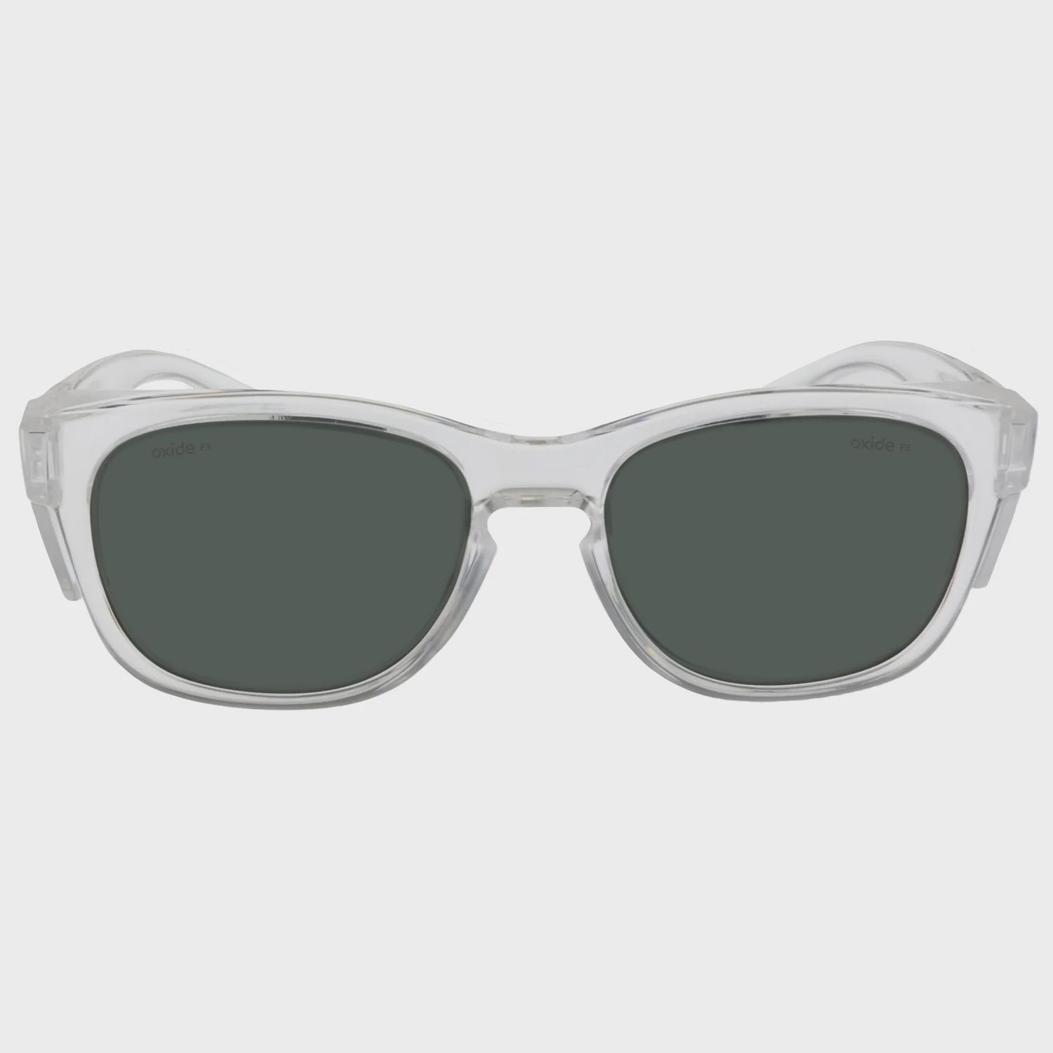 Oxide Storm Clear Grey Safety Sunglasses