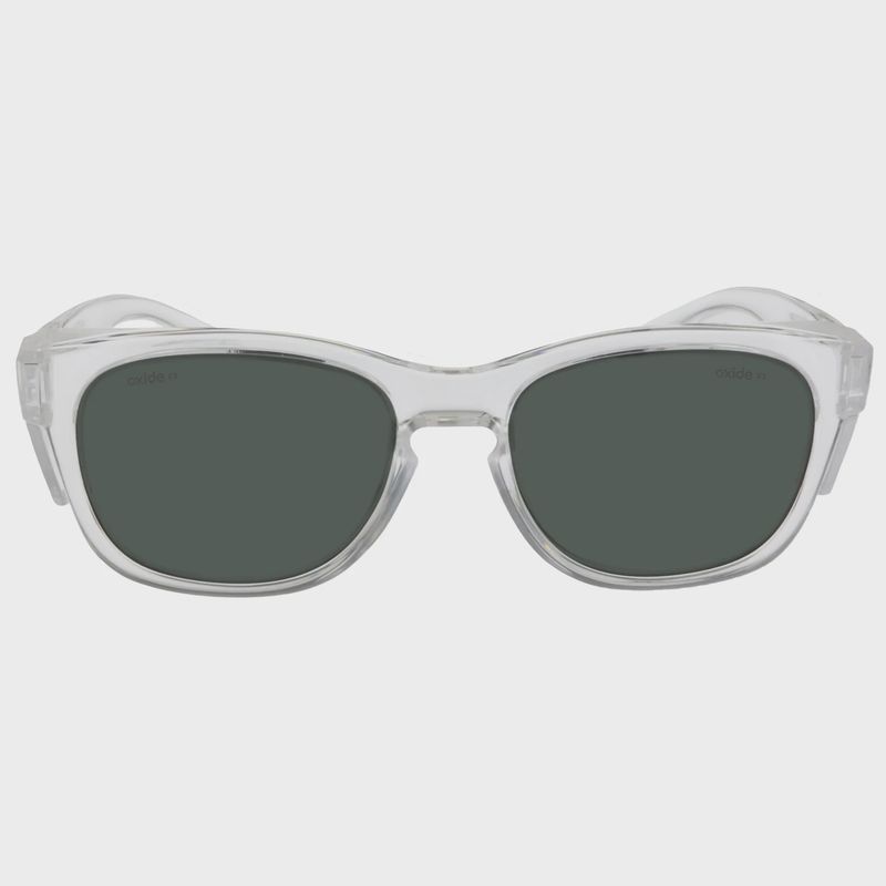 Oxide Storm Clear Grey Safety Sunglasses