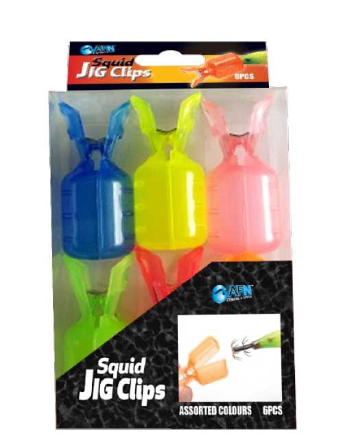 SQUID JIG CLIPS - 6 PACK