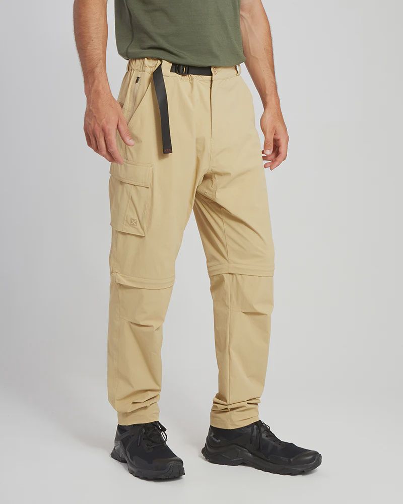 XTM Sturgeon Mens Zip Off Hike Pant, Colour: Sand, Size: M