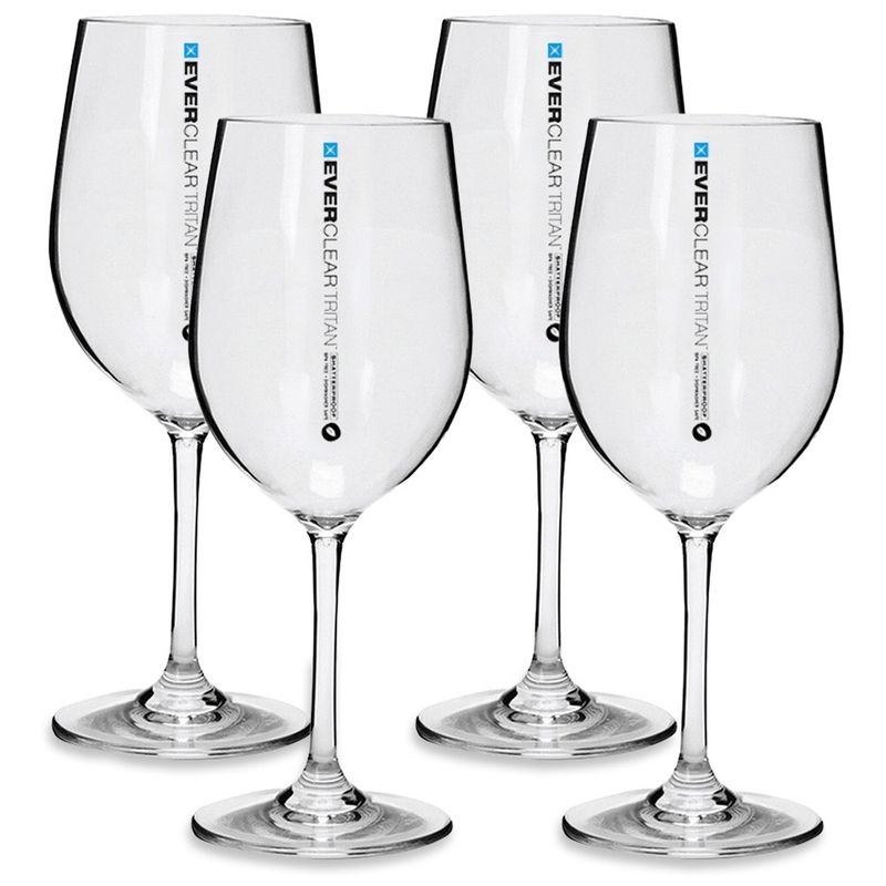 Everclear Tritan Wine Glass 655ml 4Pk (SP)