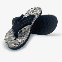 ROCKOS NOBBY THONGS, Size: Size 15, Colour: Black