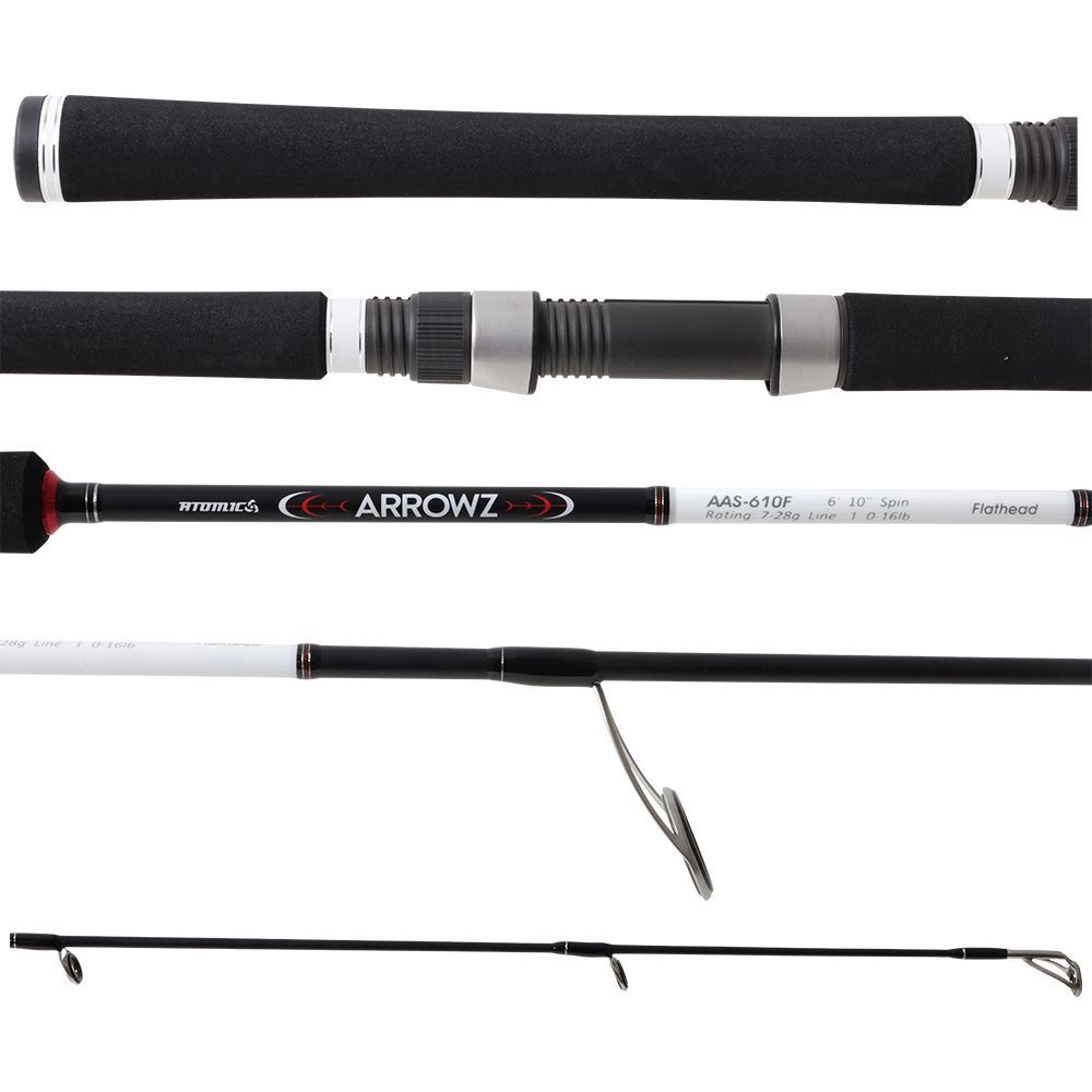 Arrowz Flathead Spin Rod. 6&#39;10&quot; 1 piece.  (Instore Only)