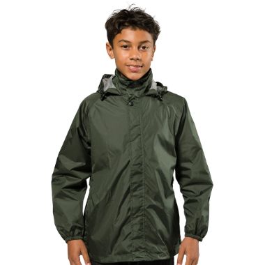 STASH KIDS RAIN JACKET, Size: SIZE 4