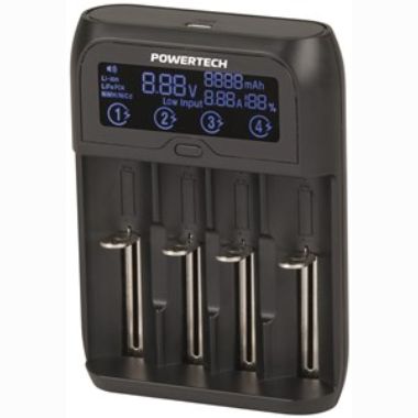 4 Channel Universal Battery Charger with LCD