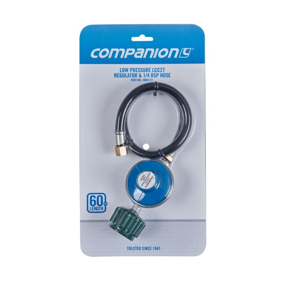 Companion Hose Lcc27 Regulator 1/4 BSP 60Cm