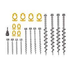 Oztrail Screw-In Aluminium Peg Kit 22 Piece