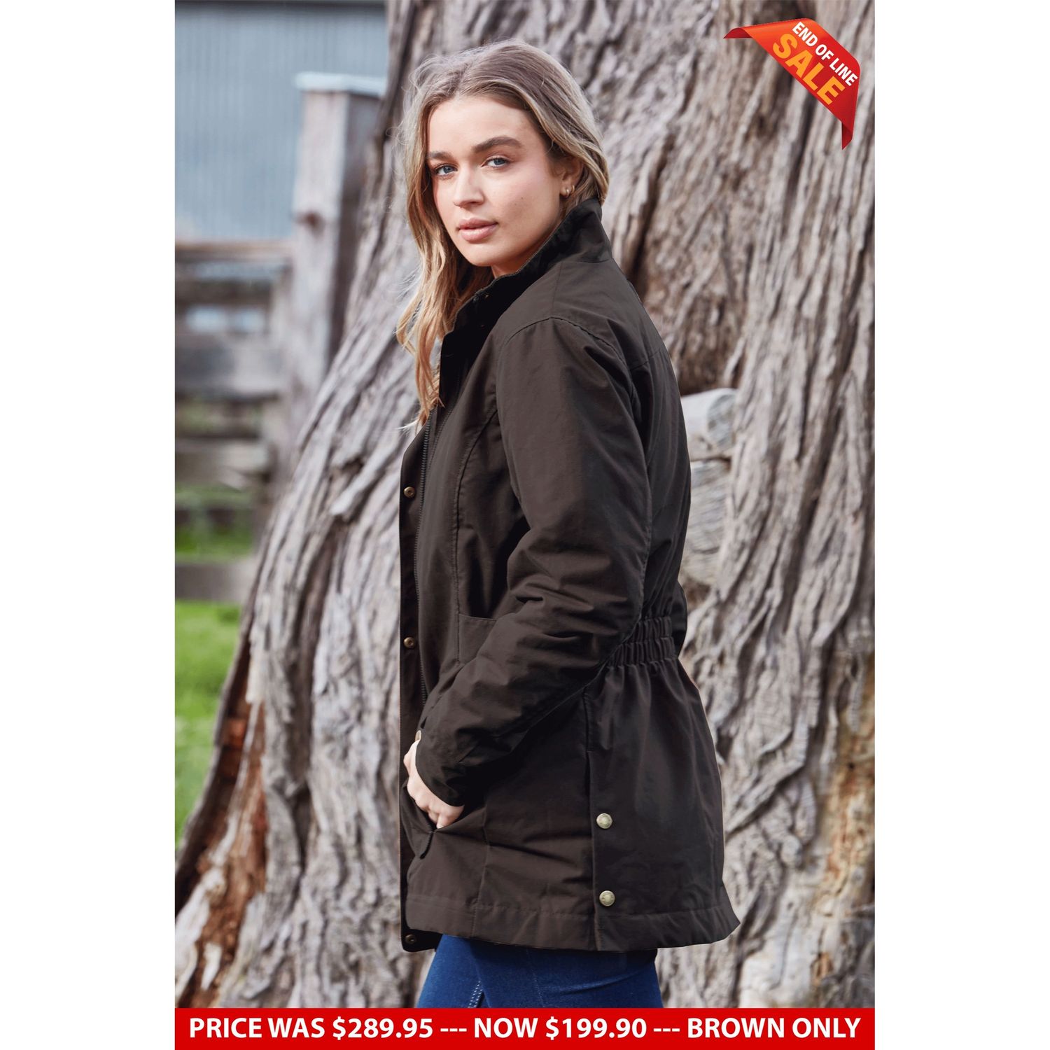 Burke &amp; Wills Darlington Jacket Small   Was$289.95 Now$199.90