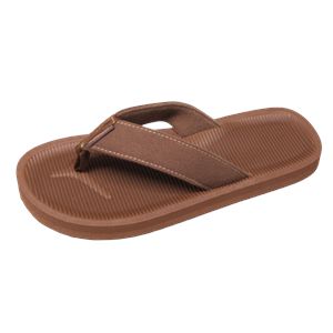 Kokoda Curve Thongs, Colour: Brown, Size: 7