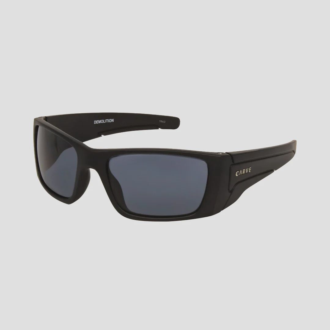 Carve Demolition Matt Black Sunglasses