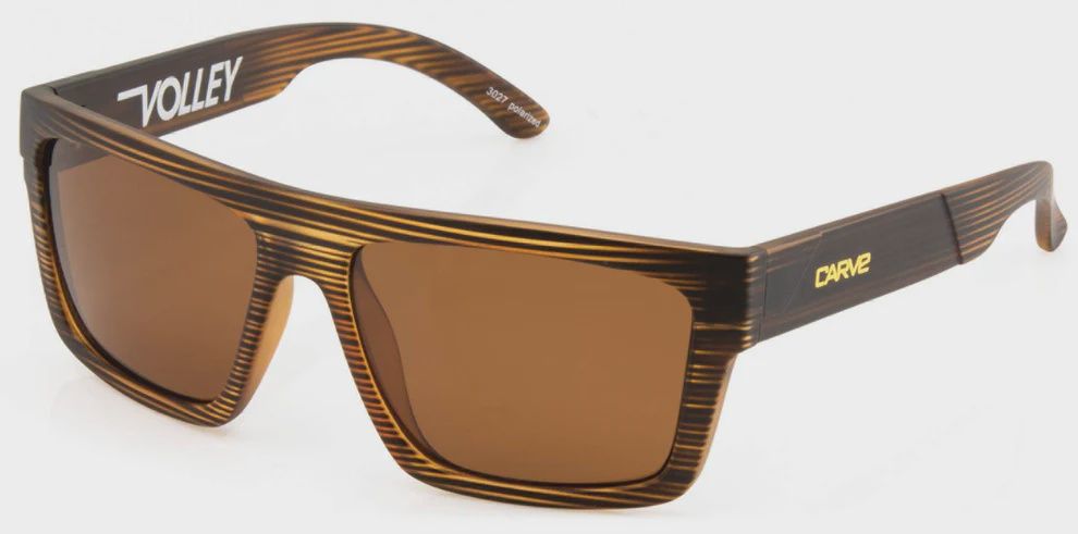 Carve Volley Sunglasses, Colour: Matt Brown Streak Frame