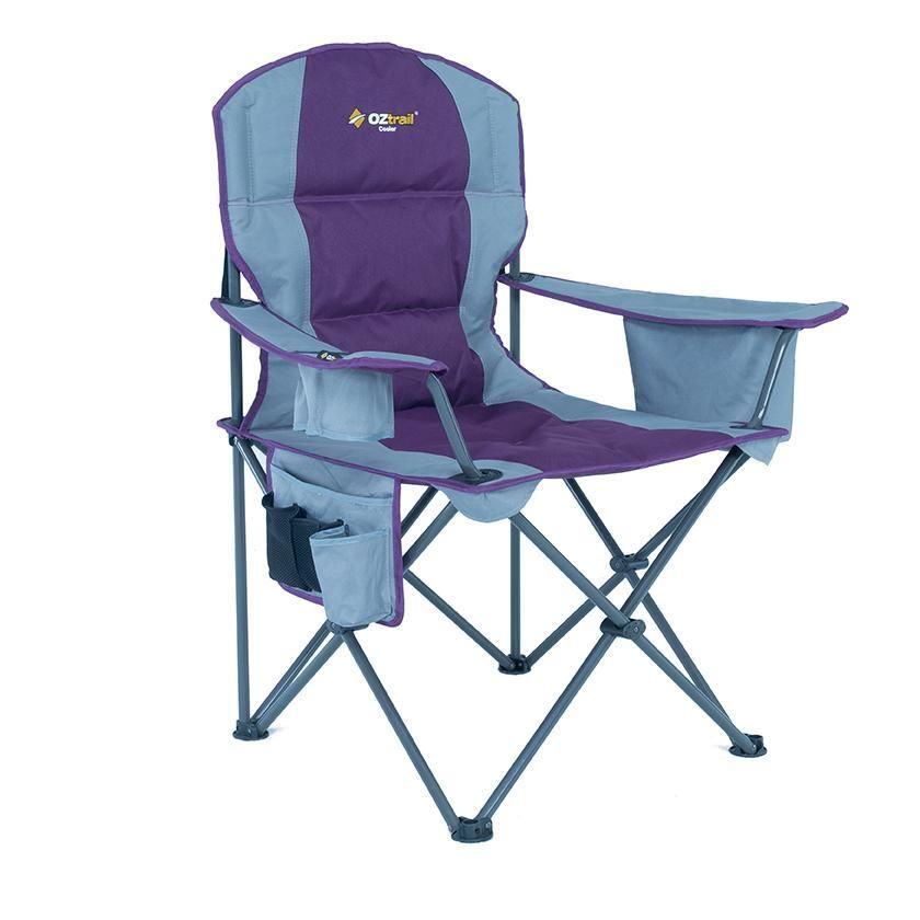 Oztrail Kokomo Cooler Arm Chair Purple