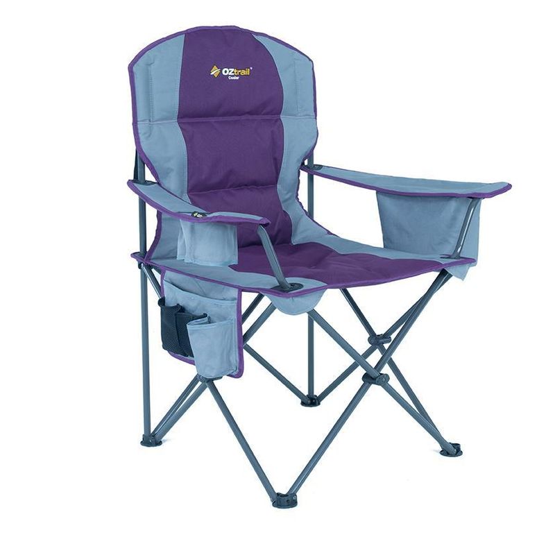 Oztrail Kokomo Cooler Arm Chair Purple