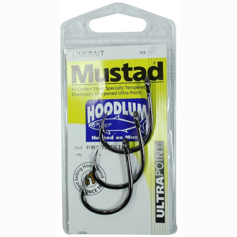 MUSTAD Hoodlum Hooks Livebait 4pkt, Size: Size 4/0