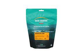 Back Country Cuisine  Freeze Dried Moroccan Lamb, Size: Small 90g