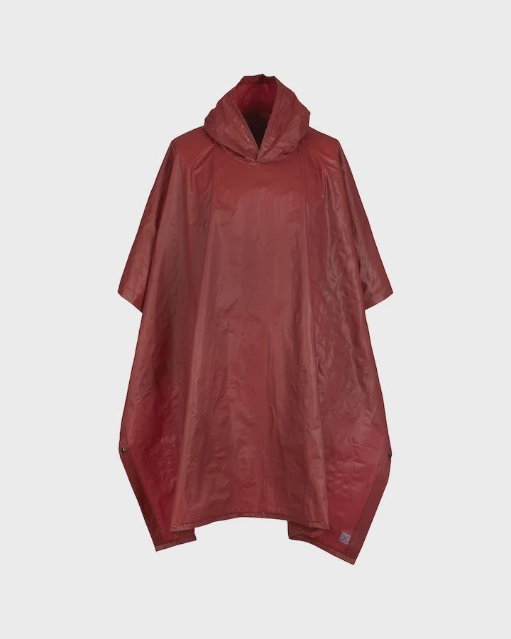 STASH PONCHO, Colour: MAROON