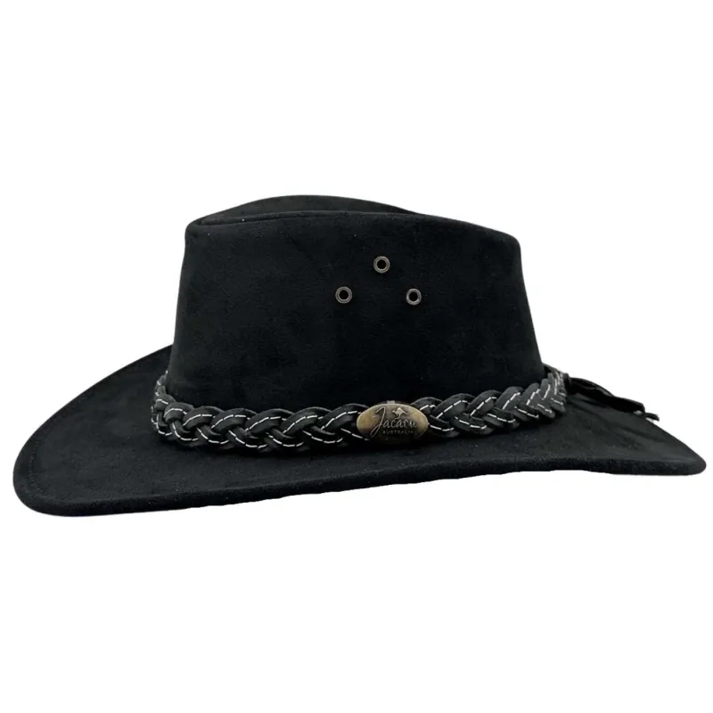 JARCARU WALLAROO SUEDE BLACK LARGE