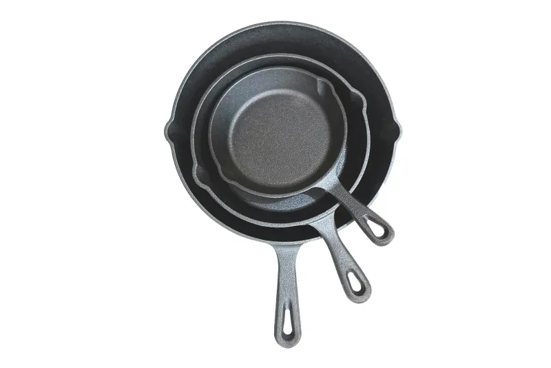 Cast Iron Fry Pan set.