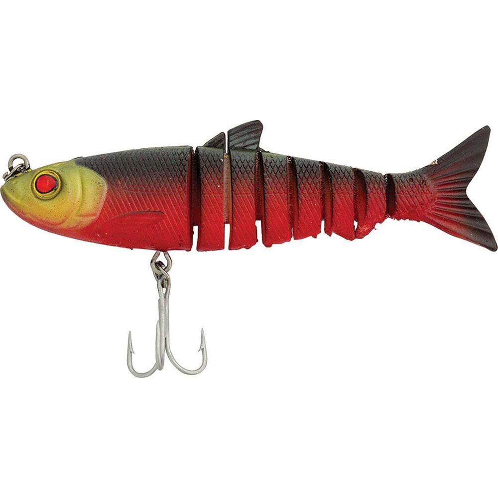 Zerek Live Mullet Soft Swimbait Lure 4.5in, Colour: Red Devil, Grams: 4.5
