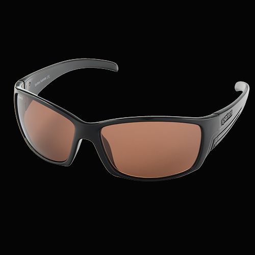 Spotters Fury Gloss Black Sunglasses, Colour: Halide