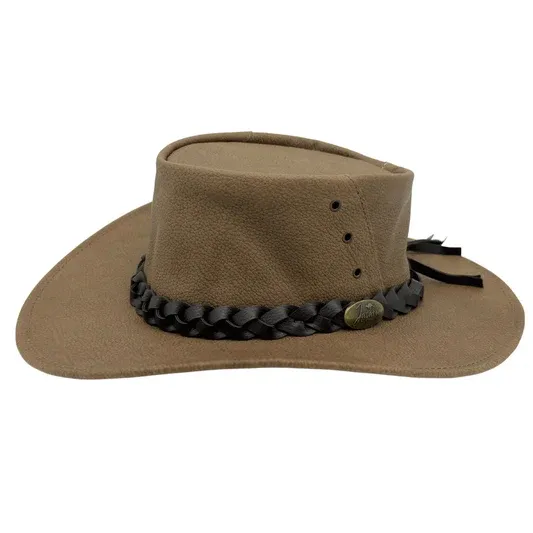 Jacaru Kangaroo (3 piece crown) 1001A, Colour: Tan, Size: Small
