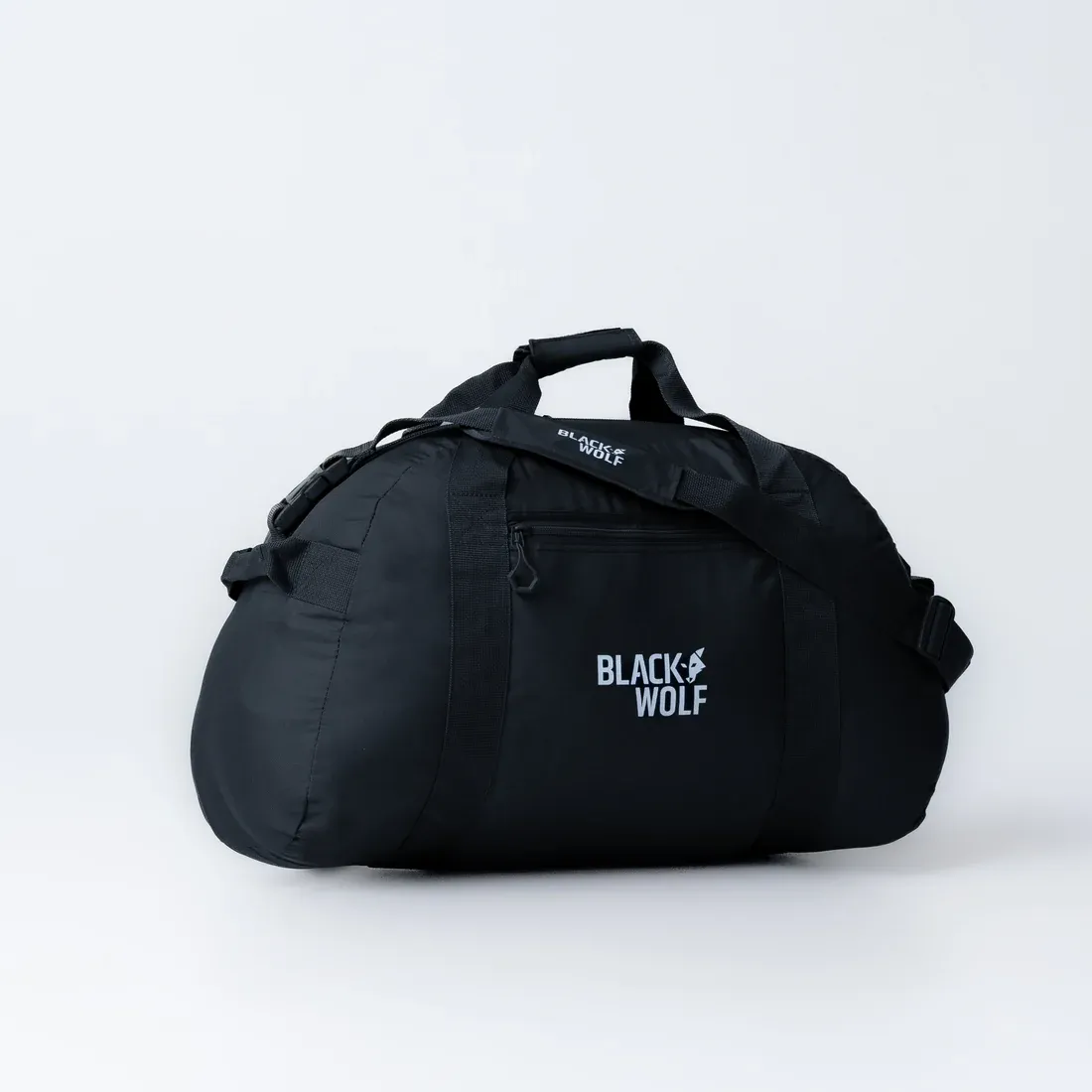 Black Wolf Duffle Pack, Colour: Jet Black, Size: 50L