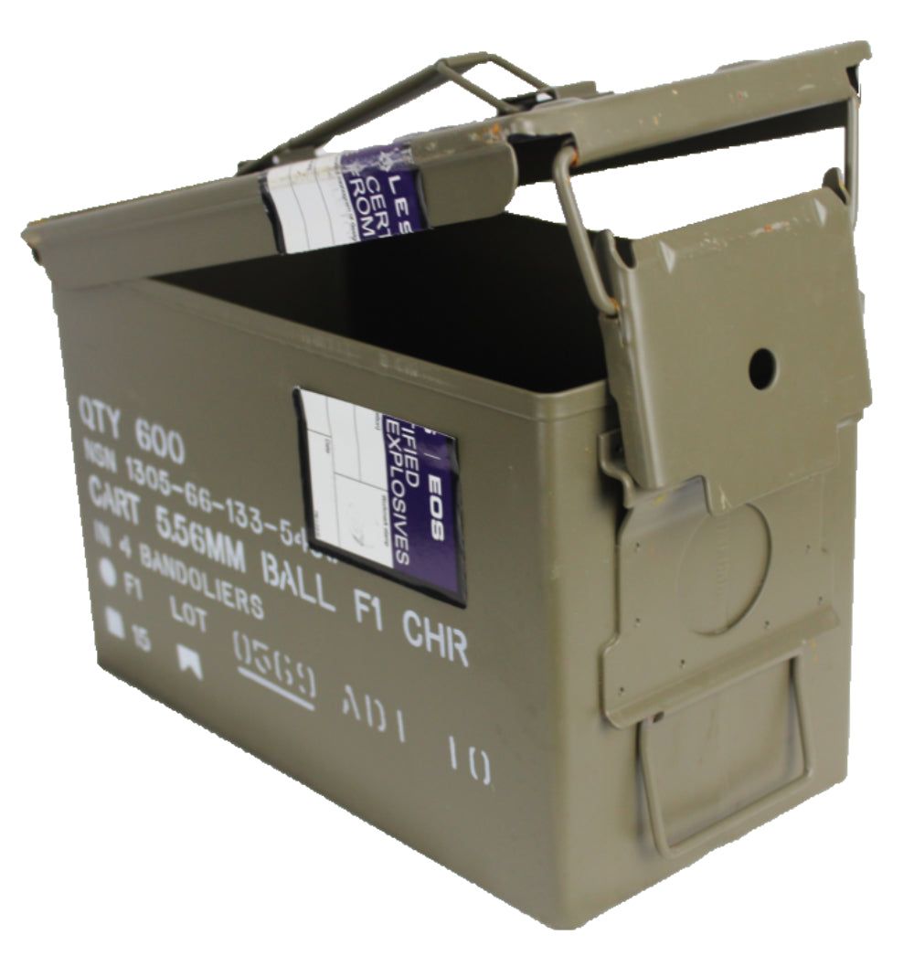 Steel 50 Cal Ammo Storage Box