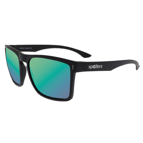 Spotters Phantom Matt Black Helix 6B Helix Polarised Photochromic Lenses