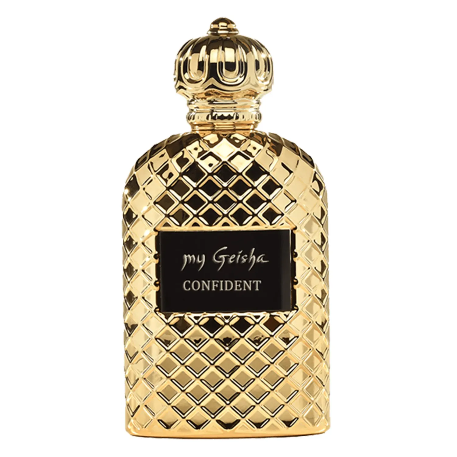 my Geisha Confident - Extrait de Parfum

Top notes: Saffron, Nutmeg, Lavender, Magnolia, Tropical Fruit, Bergamot Middle notes: Oud, Guava flower, Peony, Rose, Jasmine, Lacramioara Base notes: patchouli, musk, sandalwood, cashmere, Virginia cedar

my Geisha Confident Extrait de Parfum, part of the Unstoppable collection, is the key to success. It&#39;s like a super power that washes over you, it&#39;s where the magic starts to happen. In the top notes we find delicate floral accords of lavender and magnolia that embrace your senses. At the end we let ourselves be guided by the magical ingredient that gives the perfume warmth and persistence through the sensuality of musk and patchouli. Woman: &#39;Confident&#39; is the woman who goes through every experience, following the sound of her own voice. It is the embodiment of the woman who has the courage to start new things and try new emotions.
For: Unisex | Men | Women
Scent Family: Woody | Oriental
Size: 100 ml