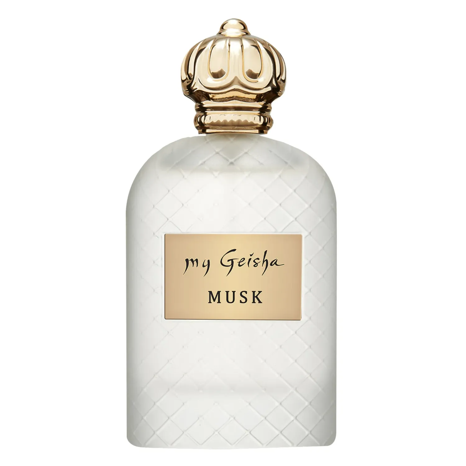 my Geisha Musk - Extrait de Parfum

Top notes: musk, vanilla, white flowers, lilac; Middle notes: musk, patchouli, sandalwood, coconut; Base notes: woody notes, amber

Unisex, persistent, unique and unmistakable: musk has a legendary history! my Geisha Musk Extrait de Parfum has a warm, soft, aphrodisiac aroma. The ultimate temptation takes the form of an olfactory creation with irresistible aromas: sensual, velvety, suave notes, in which musk predominates, accompanied by amber and woody notes, coconut, patchouli, bergamot and lilac. You will discover a fresh composition, with a woody base that preserves its oriental identity. As smooth and velvety as it is on the first impact with the skin, as strong it becomes with the passage of time, it has a long-lasting persistence and its aroma envelops the air, with every movement of the wearer.

For Women | Men | Unisex
Size 100 ml
