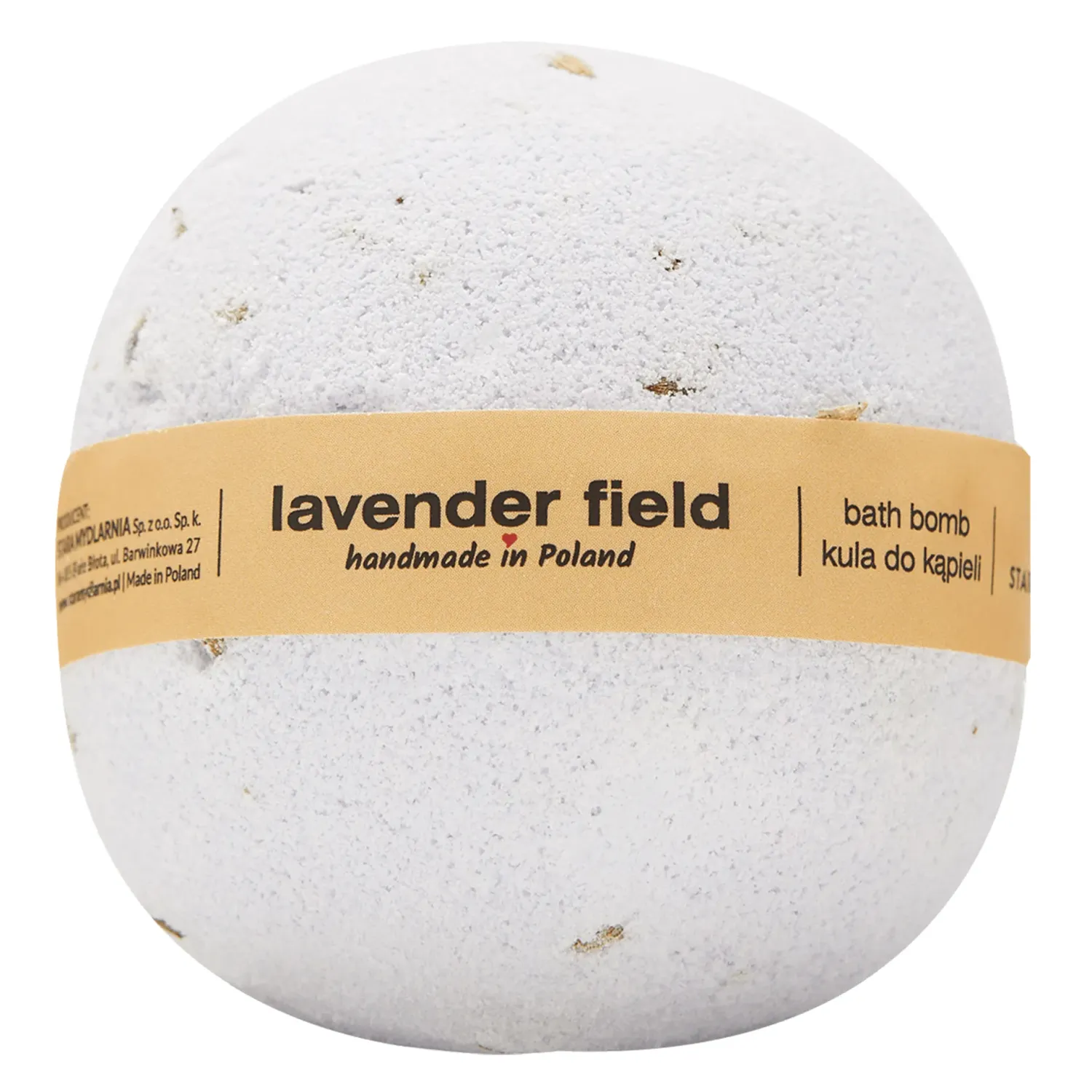 Stara Mydlarnia Lavender Bath Bomb
The effervescent lavender bath salt from Stara Mydlarnia&#39;s (200 g) is enriched with sweet almond oil, avocado oil and lavender petals, leaving your skin clean, hydrated and fragrant.
Clean bodycare | Eco-friendly | Vegan
For: Women | Men | Unisex
Size: 200 g