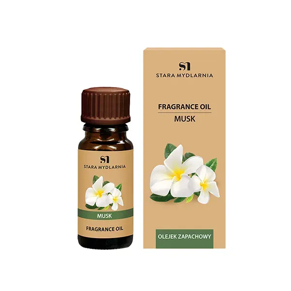Stara Mydlarnia Musk fragrance oil

Stara Mydlarnia Musk Fragrance Oil (12ml) has a fresh and intense aroma, designed for use in the essential oil and aromatherapy lamp. Fragrance oils are created by combining natural extracts with other fragrances, resulting in carefully selected blends that provide long-lasting fragrance. There are several methods for using scented oils, such as using an essential oil lamp, in humidifiers, and potpourri, all of which have significant aromatic potential.
Scent Family: Floral | Oriental | Powdery | Musky
Size: 12 ml